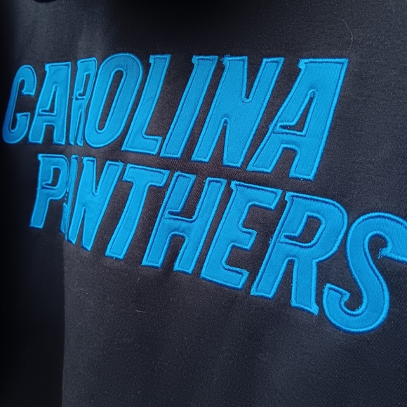 Like-new XL mens Carolina Panthers Sherpa Lined Hoodie - Picture 7 of 8